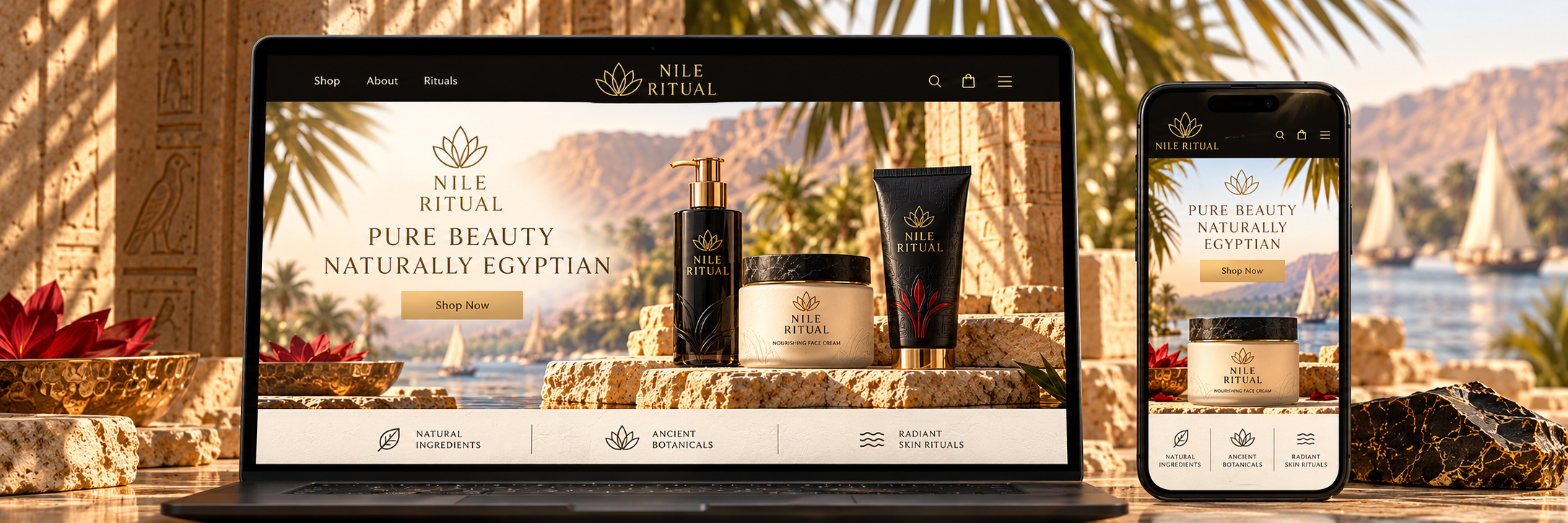 Nile Ritual — digital experience