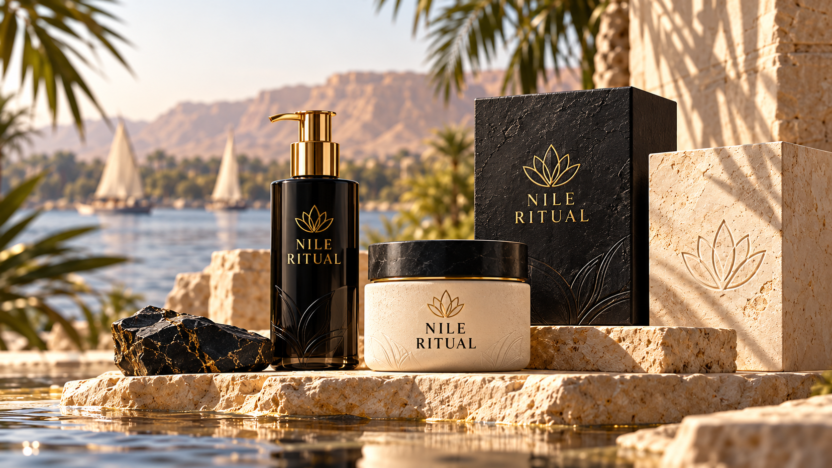 Nile Ritual — brand materials
